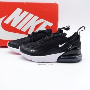 NEW Little Kid's Nike Air Max 270 Sneakers AO2372-001 Black/Anthracite/White